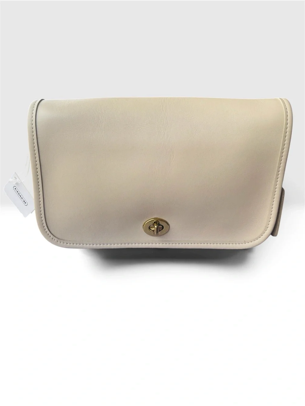 NEW UNWORN VINTAGE COACH POCKET PURSE BAG 9755 - BONE - USA-1980’s